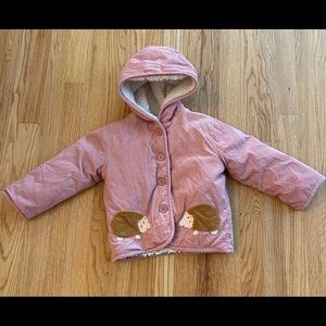 Mini Boden 3/4 hedgehog jacket